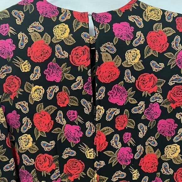 CHAUS VINTAGE PAISLEY FLORAL DRESS SIZE 12‎ - Picture 5 of 9